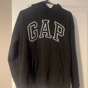 GAP Teen Black Logo Hoodie